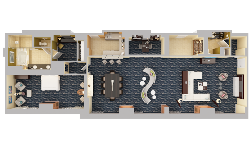 presidential suite floorplan-previous-transition