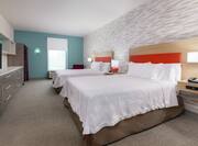 Accessible Two Queen Suite with Two Beds, Lounge Area, and Room Technology