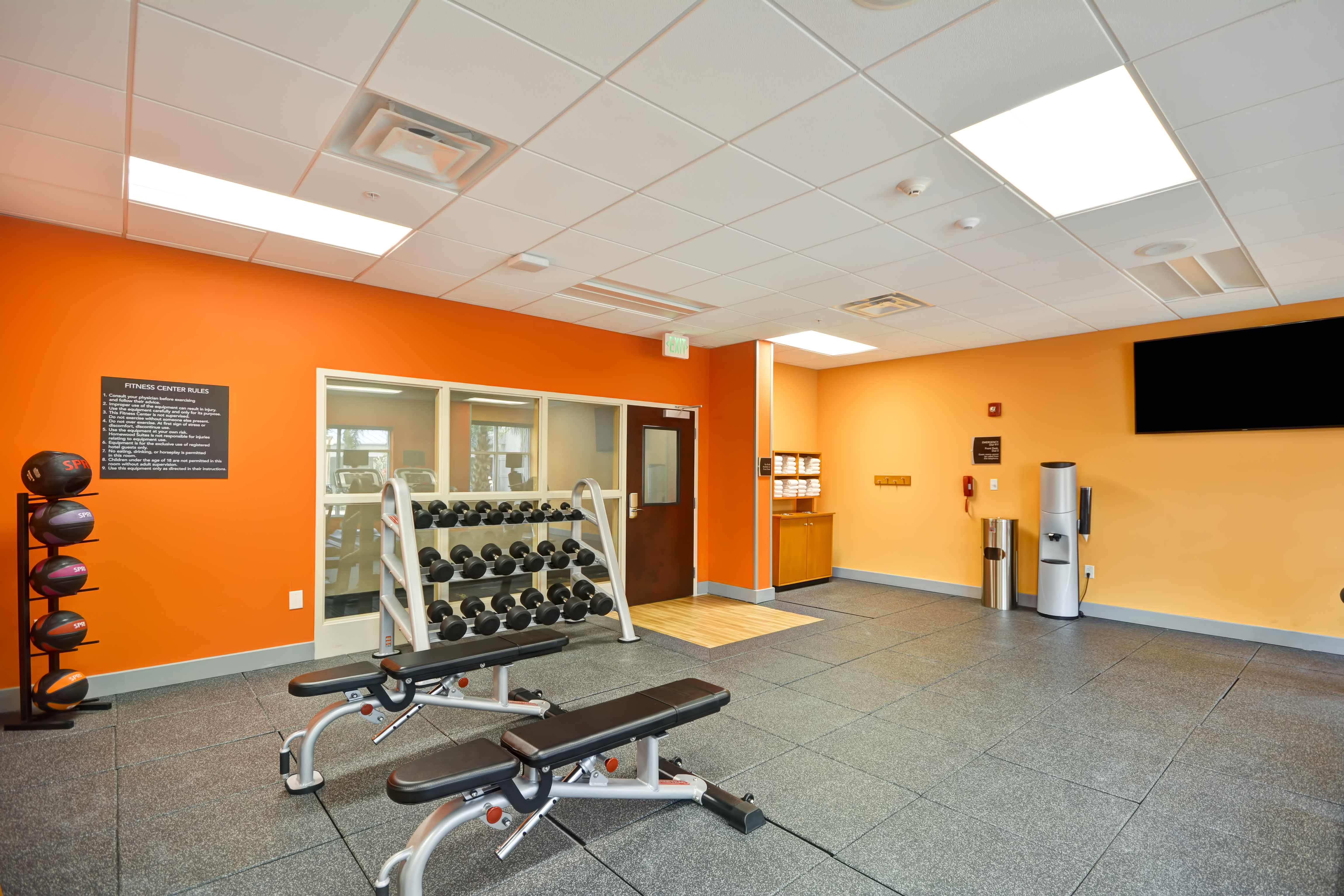    Homewood Suites by Hilton Orlando Theme Parks - Free Weights in Fitness Center