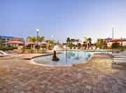 Homewood Suites by Hilton Orlando Theme Parks - Pool Area in Half Light