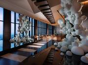 Lobby at Conrad Osaka with featuring artwork and sculptures.
