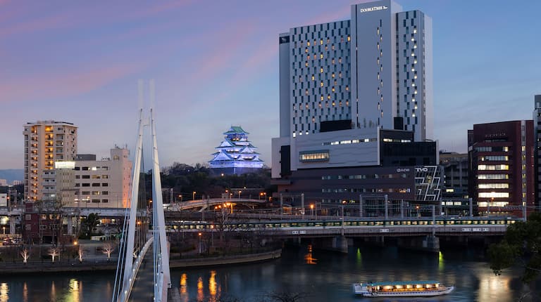 Hotel Exterior at Dusk