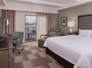 Hampton Inn Channel Islands Harbor Hotel, CA - King Room with Marina View