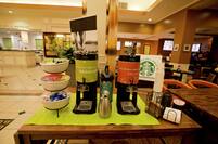 Detailed View of Coffee Station in Breakfast Area