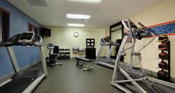 Hotel Fitness Center with Cardio Machines and Free Weights