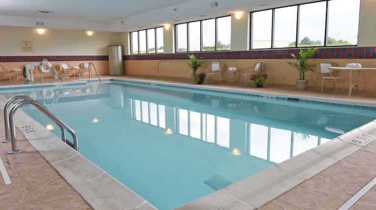 Take a dip in our indoor pool.
