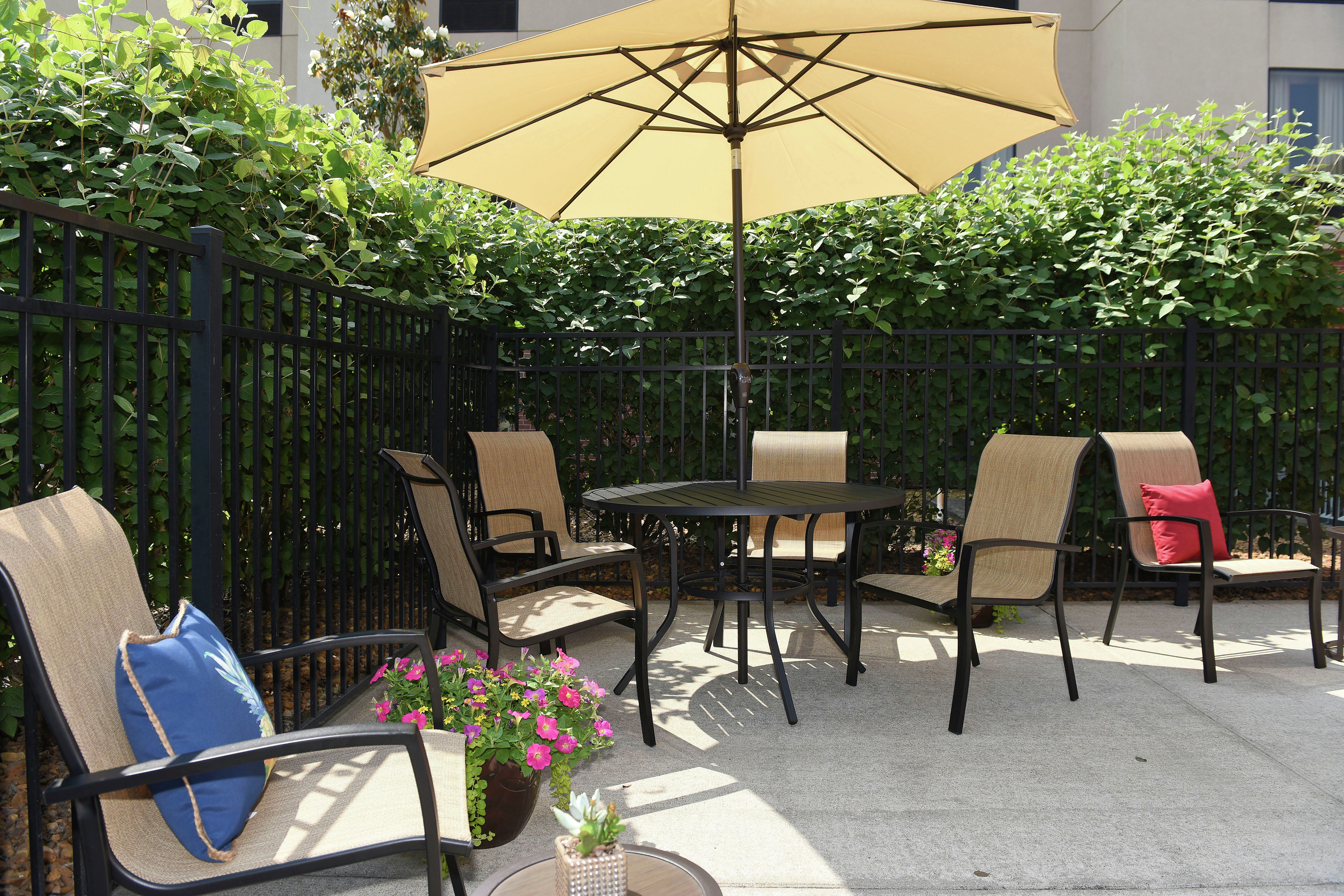 Soak up the sun on our Patio.