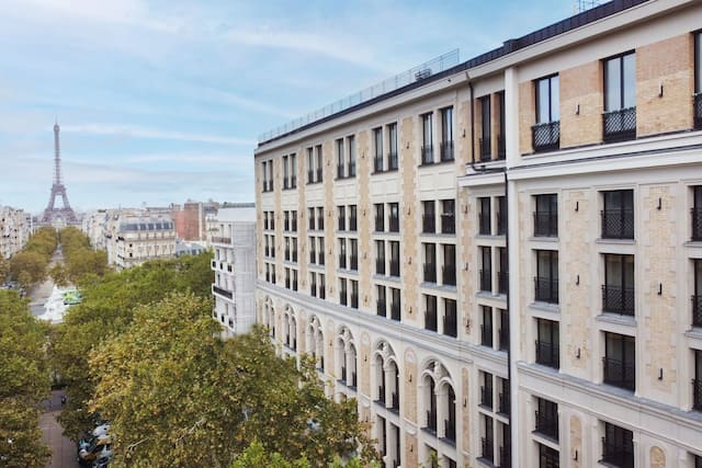 Exterior images with Eiffel Tower in background