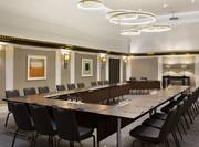 Meeting Room With U-shaped Conference Table