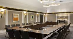 Meeting Room With U-shaped Conference Table