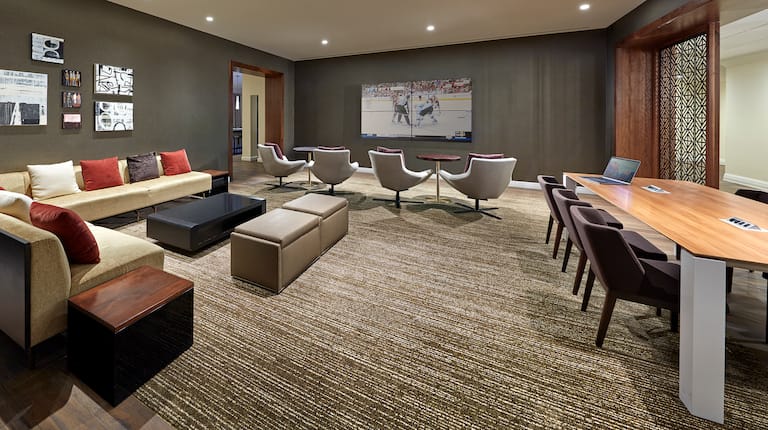 Media Room in Hotel Lobby