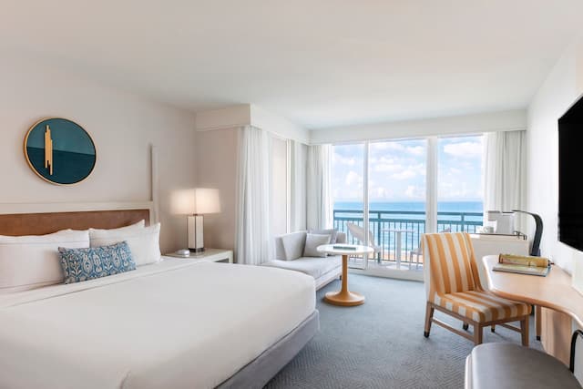 King Bedroom with Oceanfront View