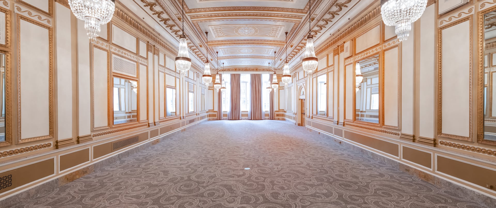 large empty ballroom