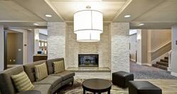 Lobby Seating Area with fire place