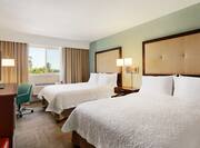 Hampton Inn Portland/Clackamas Hotel, OR - Two Queen Beds in Guest Room