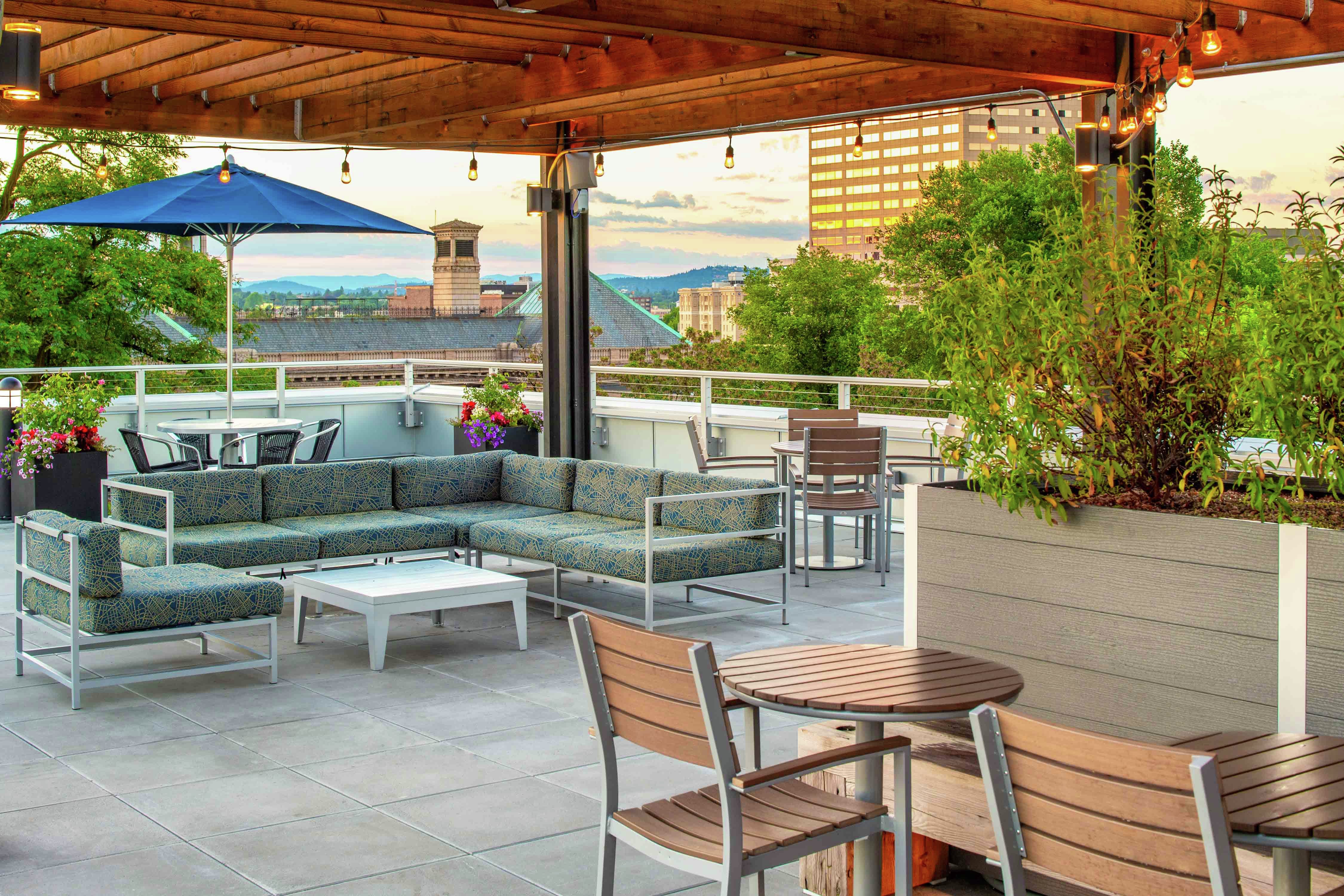 Rooftop Patio Seating 