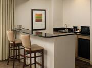 Kitchenette in our 1 King Bed Junior Suite with Fireplace
