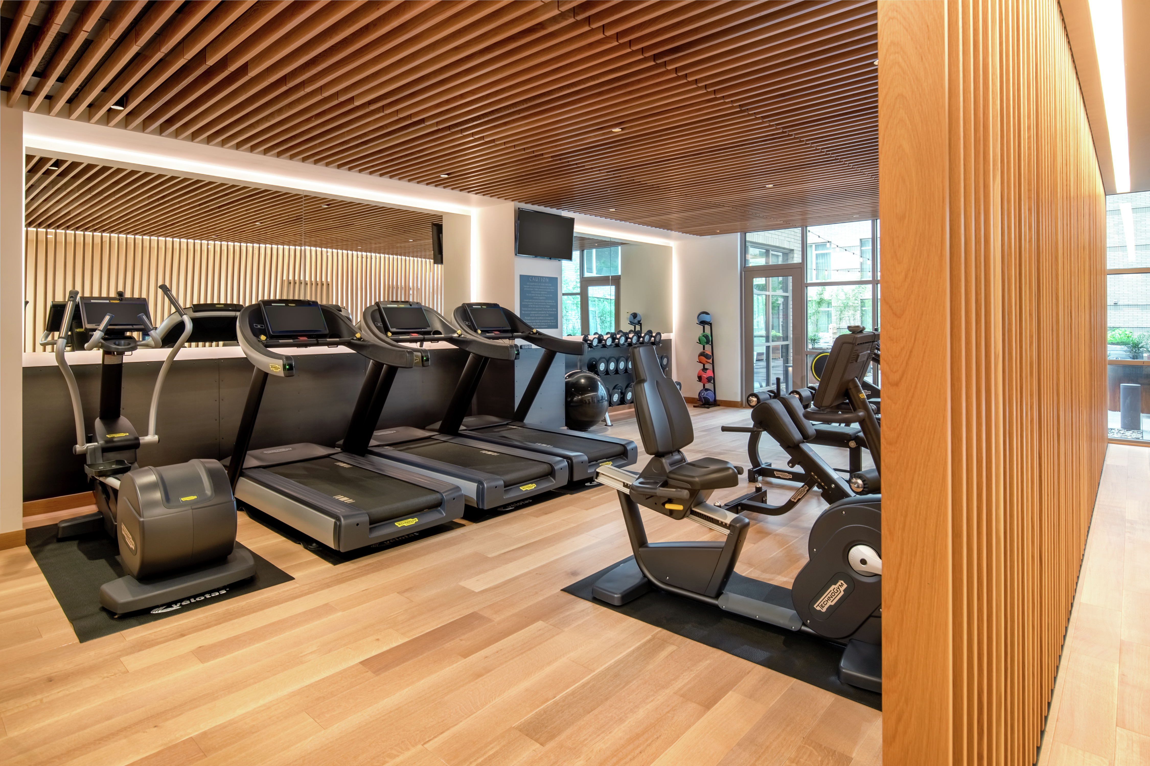 Fitness Center with Cardio Machines