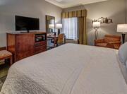 Accessible Guest Suite with King Bed, Work Desk, Television and Amenities