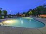 Outdoor Swimming Pool in the Evening