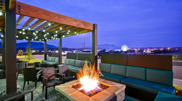 Patio With Firepit
