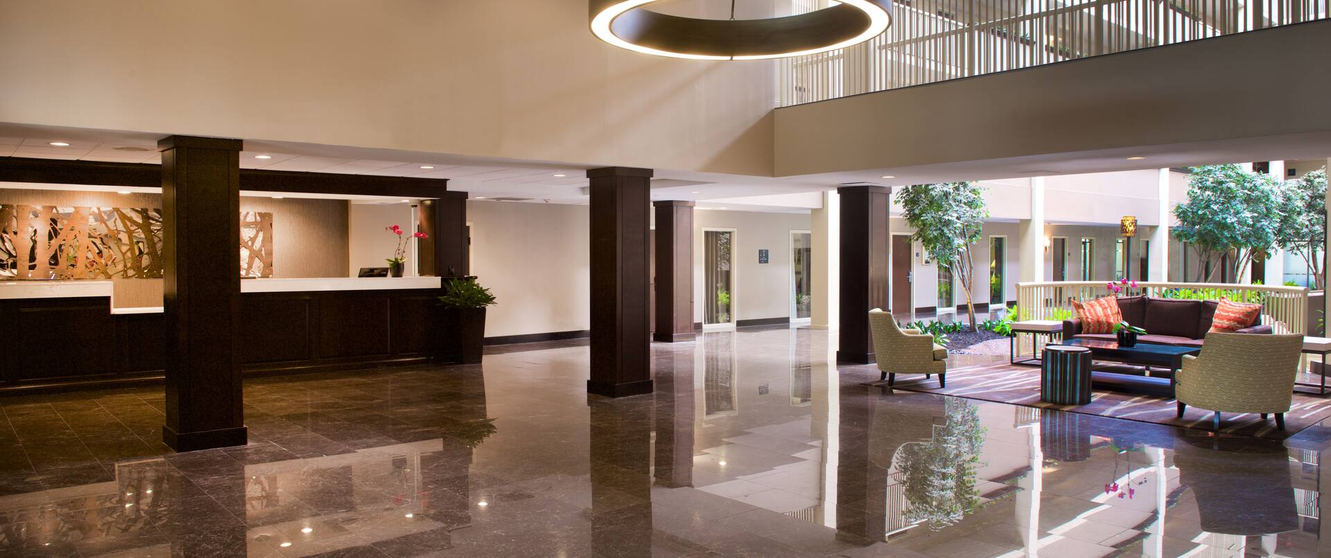 Lobby-Bereich des Hotels