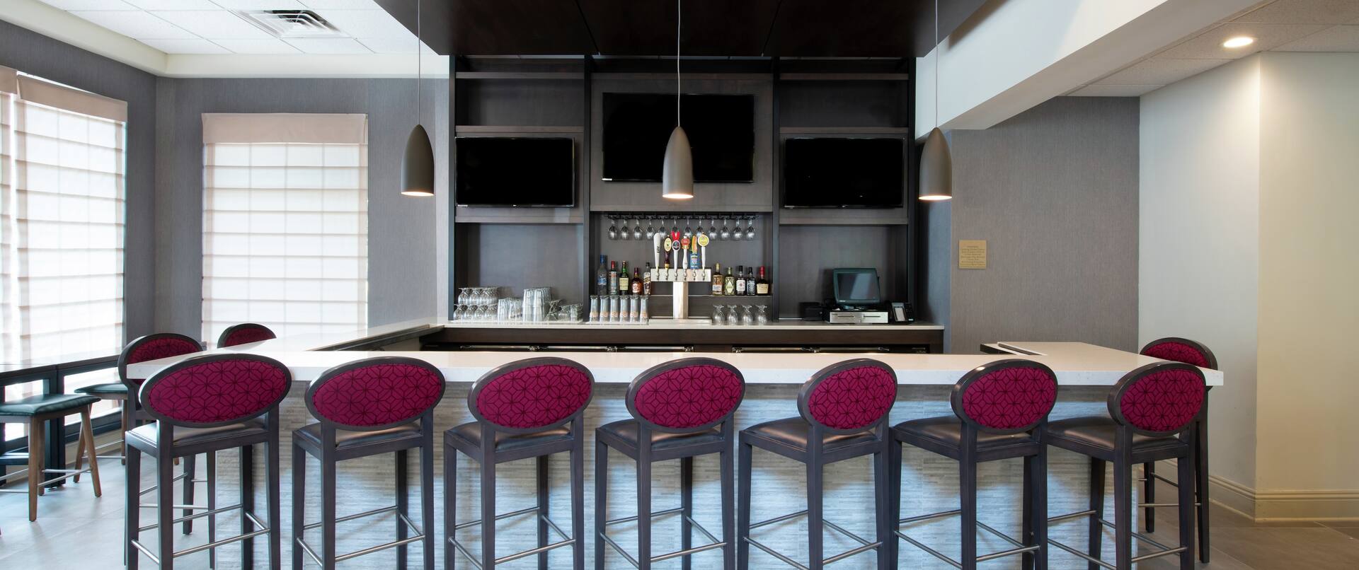 Hotel Bar with Counter Seating