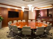 Round table meeting room