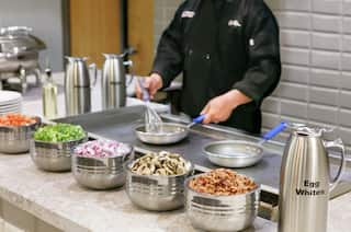 Complimentary on-site made to order omelet station open daily.