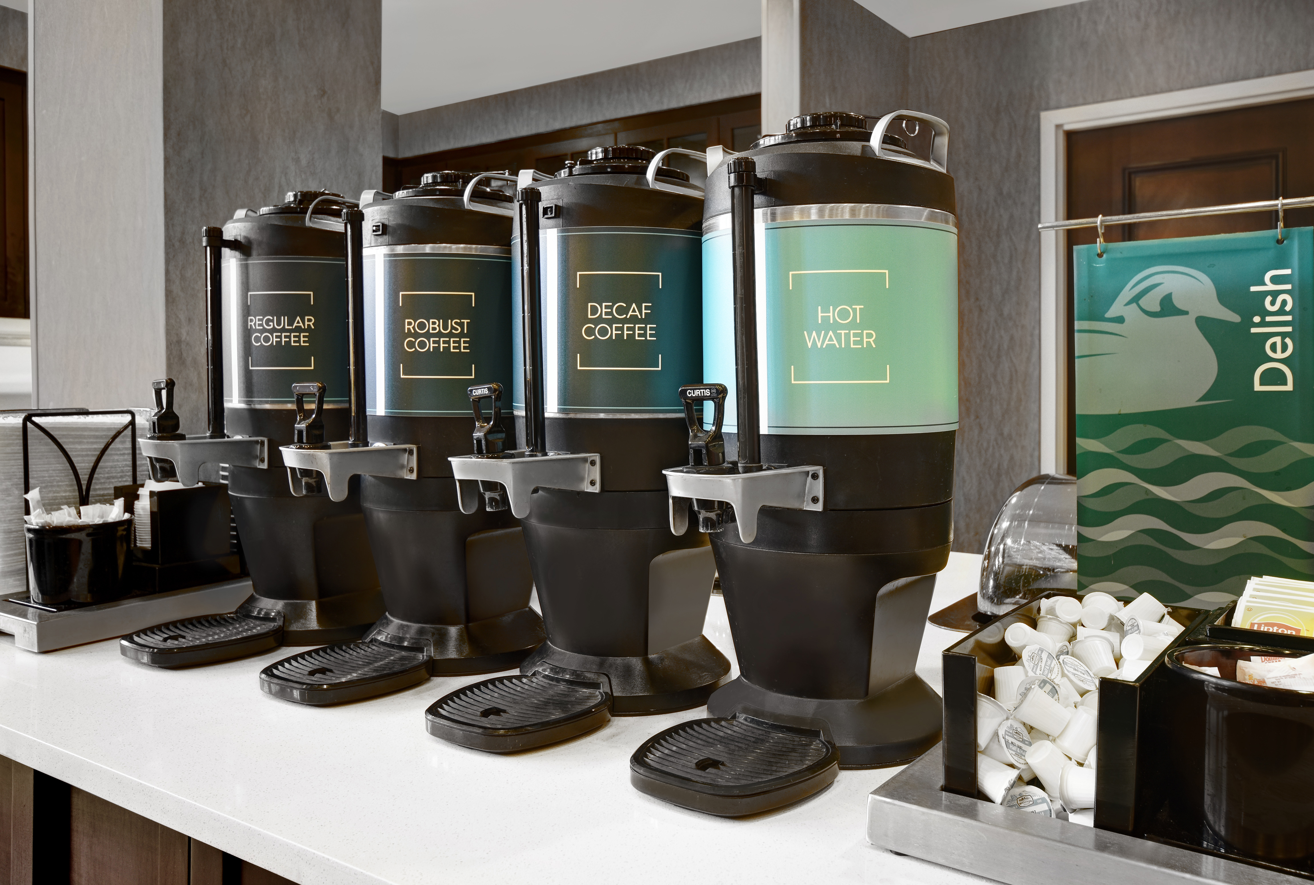 Coffee Station in Lobby Area