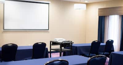 Meeting Room Classroom with Projector Screen