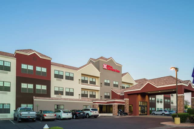 Hotel Exterior with car park in foreground