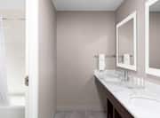 Bathroom Suite With Dual Vanity Area
