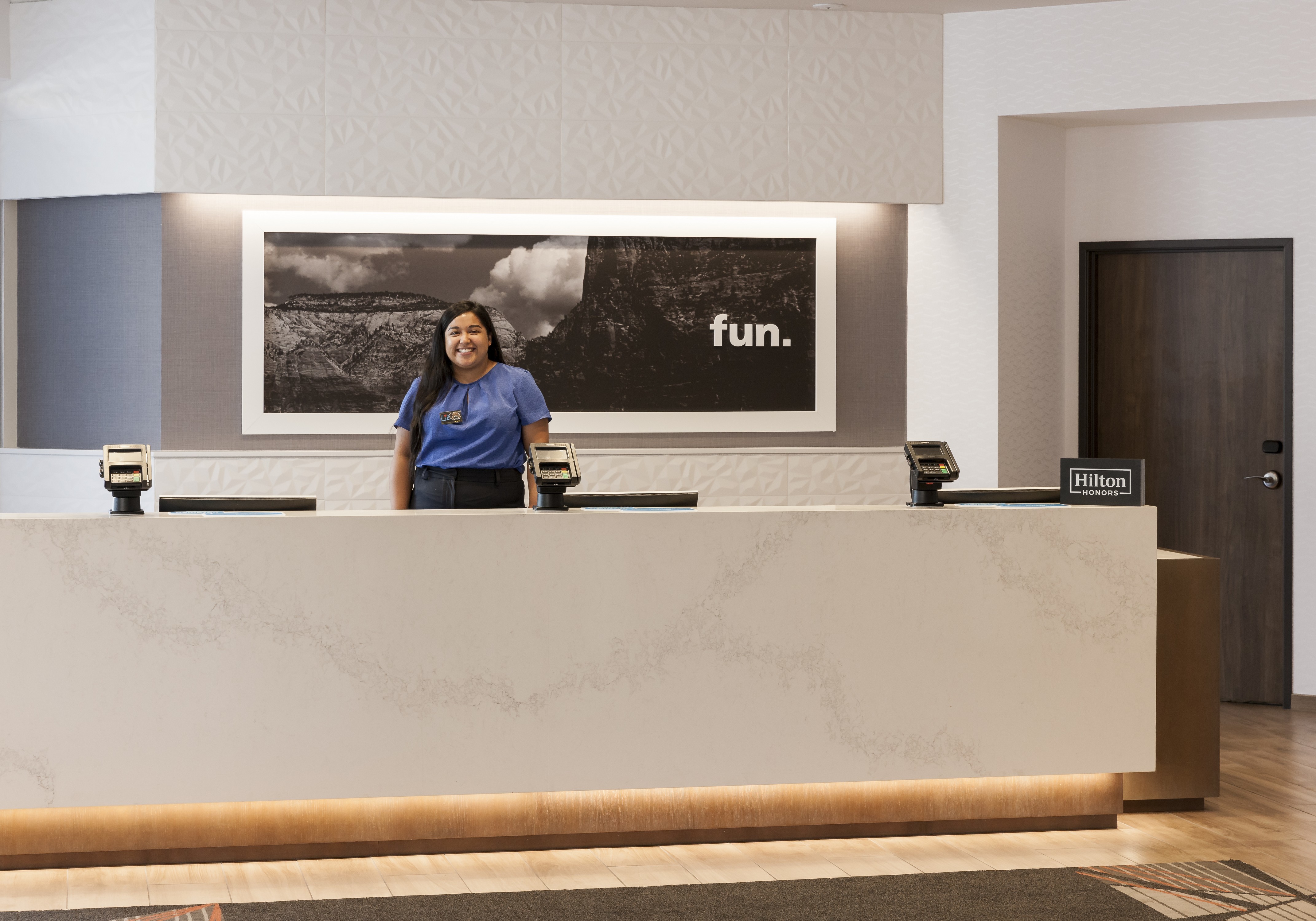 Front Desk with Guest Service Agent