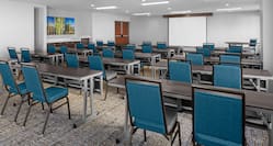 Meeting Space With Classroom Set Up