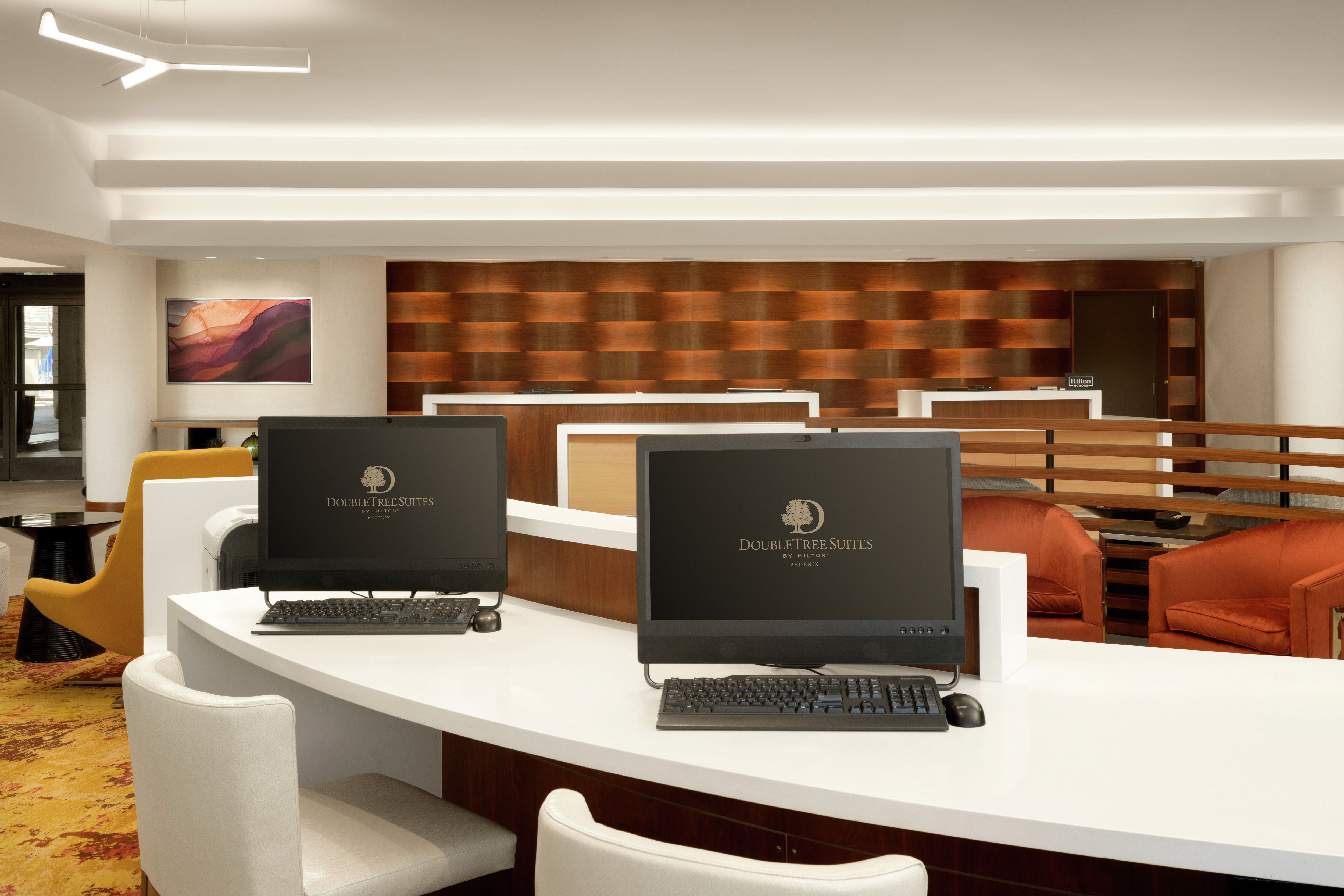 DoubleTree Lobby and Business Center with Room Technology