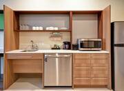 Suite Kitchen with Appliances