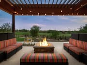Outdoor Lounge With Firepit