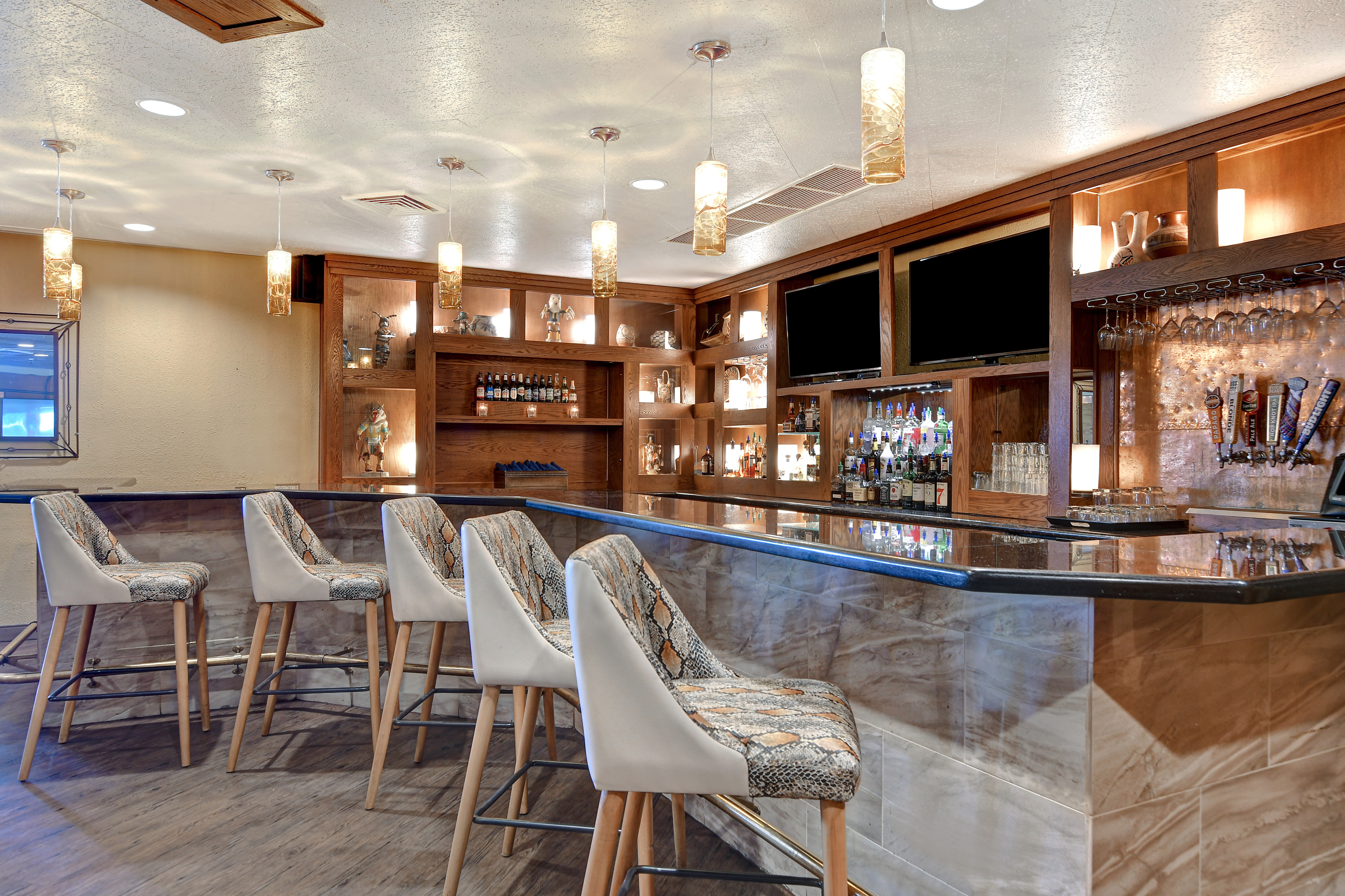 bar with seating