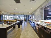 Breakfast Buffet Bar and Counter Area