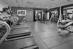 Fitness center with cardio machines