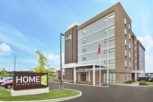 View of Home2 Suites Hotel Exterior