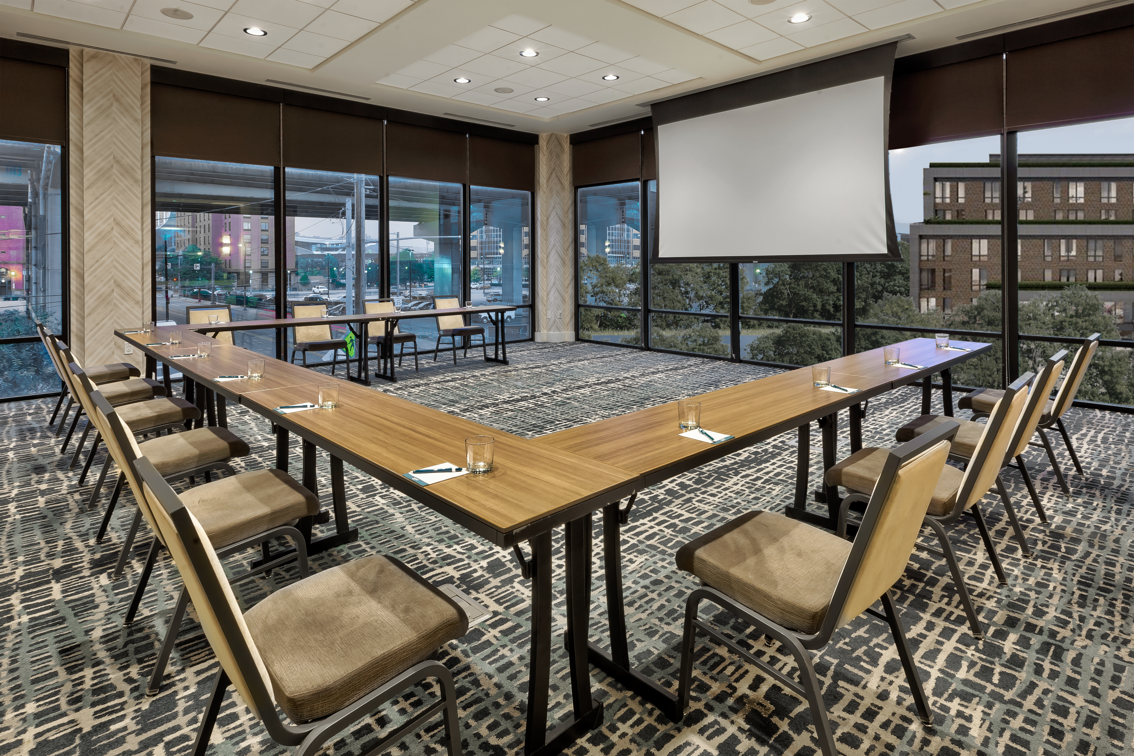Multiple ways to set up our meeting rooms