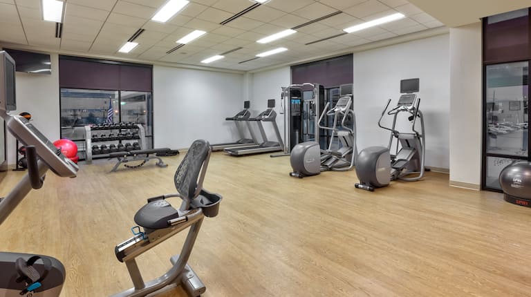 Cardio equipment available for your use