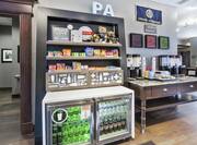 Food and Beverage Space with Bottled Beverages and Teas