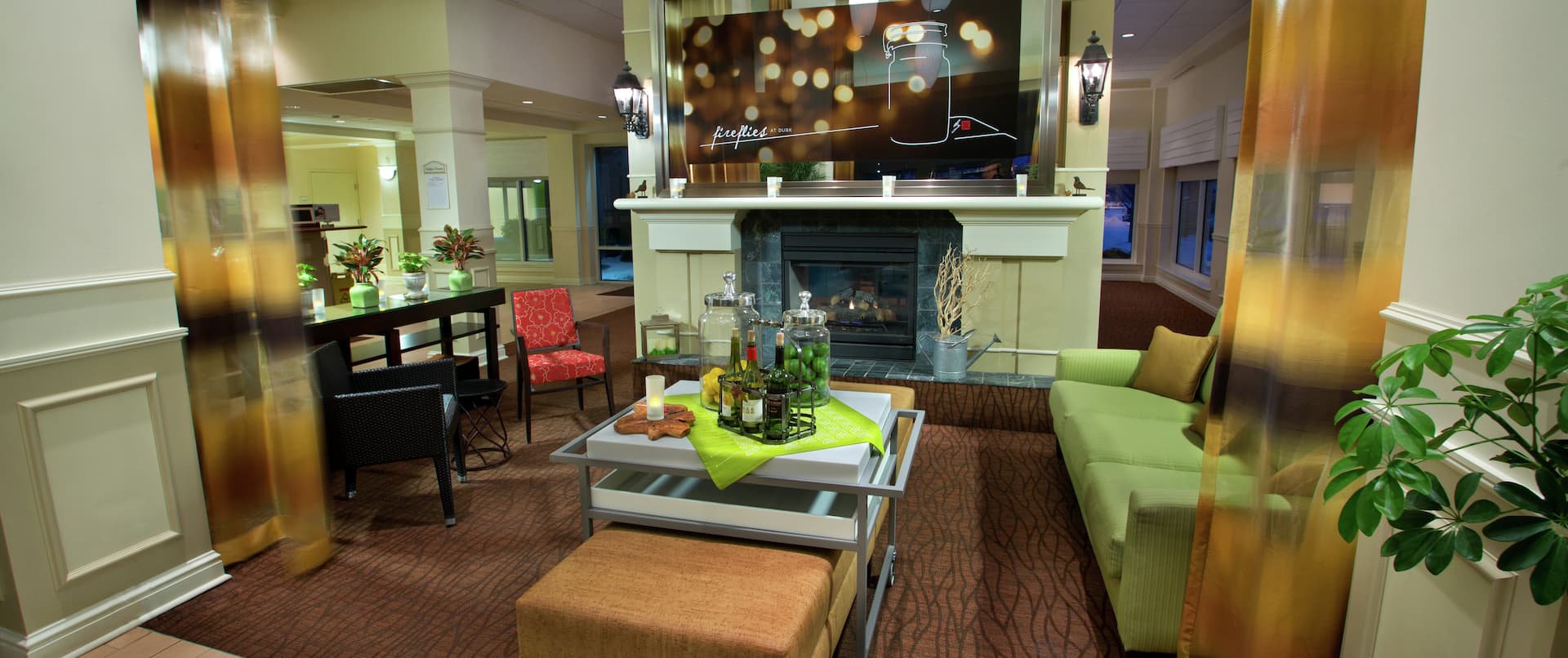 Hotel Lounge Seating Area