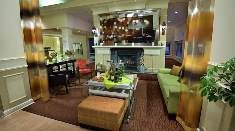 Hotel Lounge Seating Area