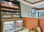 Snack Shop in Lobby with Drinks and Treats for Purchase