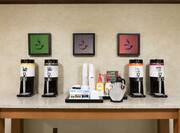 Coffee Station in Lobby with Free Coffee, Hot Tea and Hot Chocolate