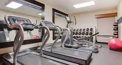 Fitness Center Cardio Equipment and Free Weights